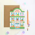 Playful Bug Hotel Birthday Card