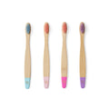 Children's 3yrs+ Bamboo Toothbrush (4 Pack) - Candy