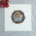  Baby Nest Fine Art Print | Nursery Art | Giclee Print