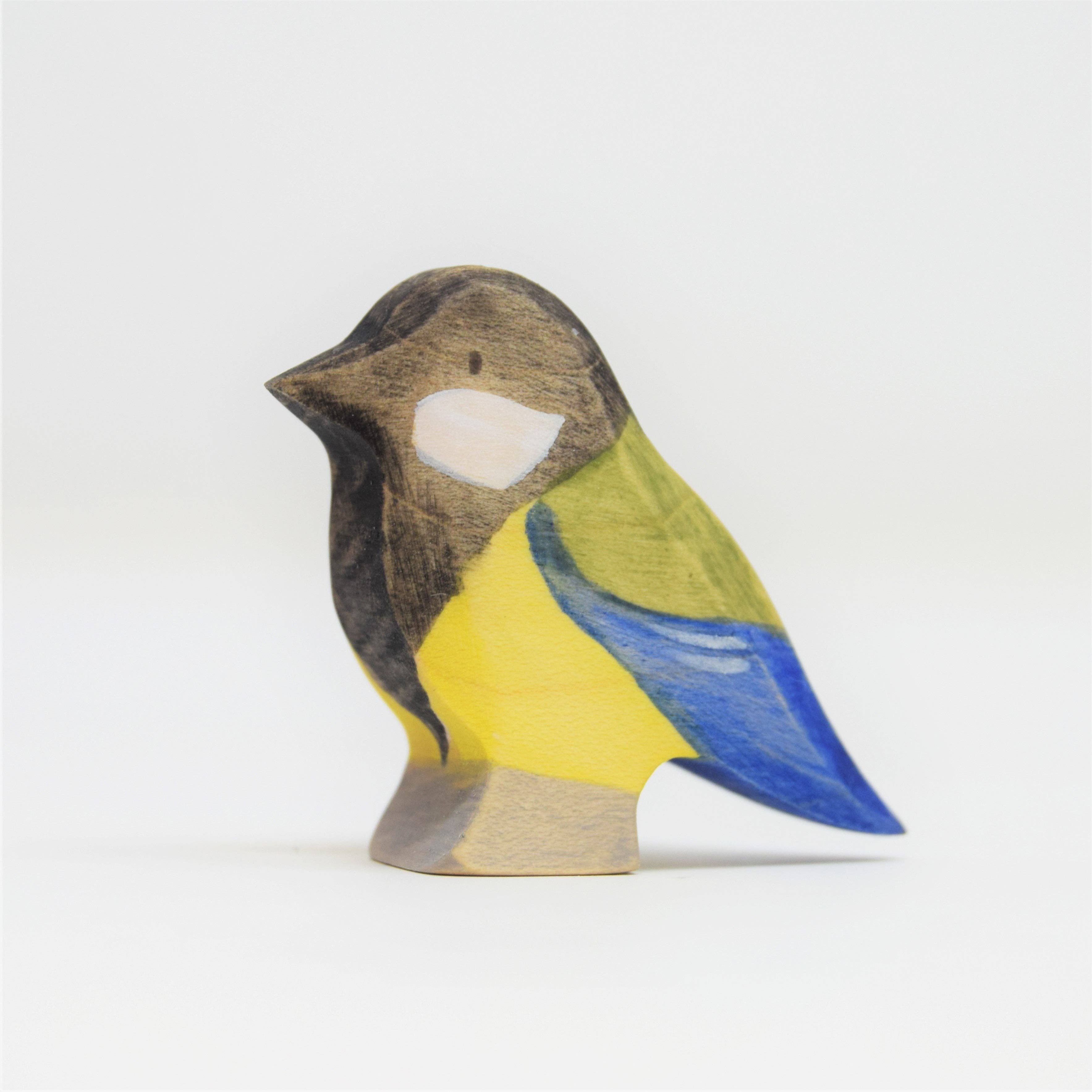 Hand crafted Wooden Great Tit