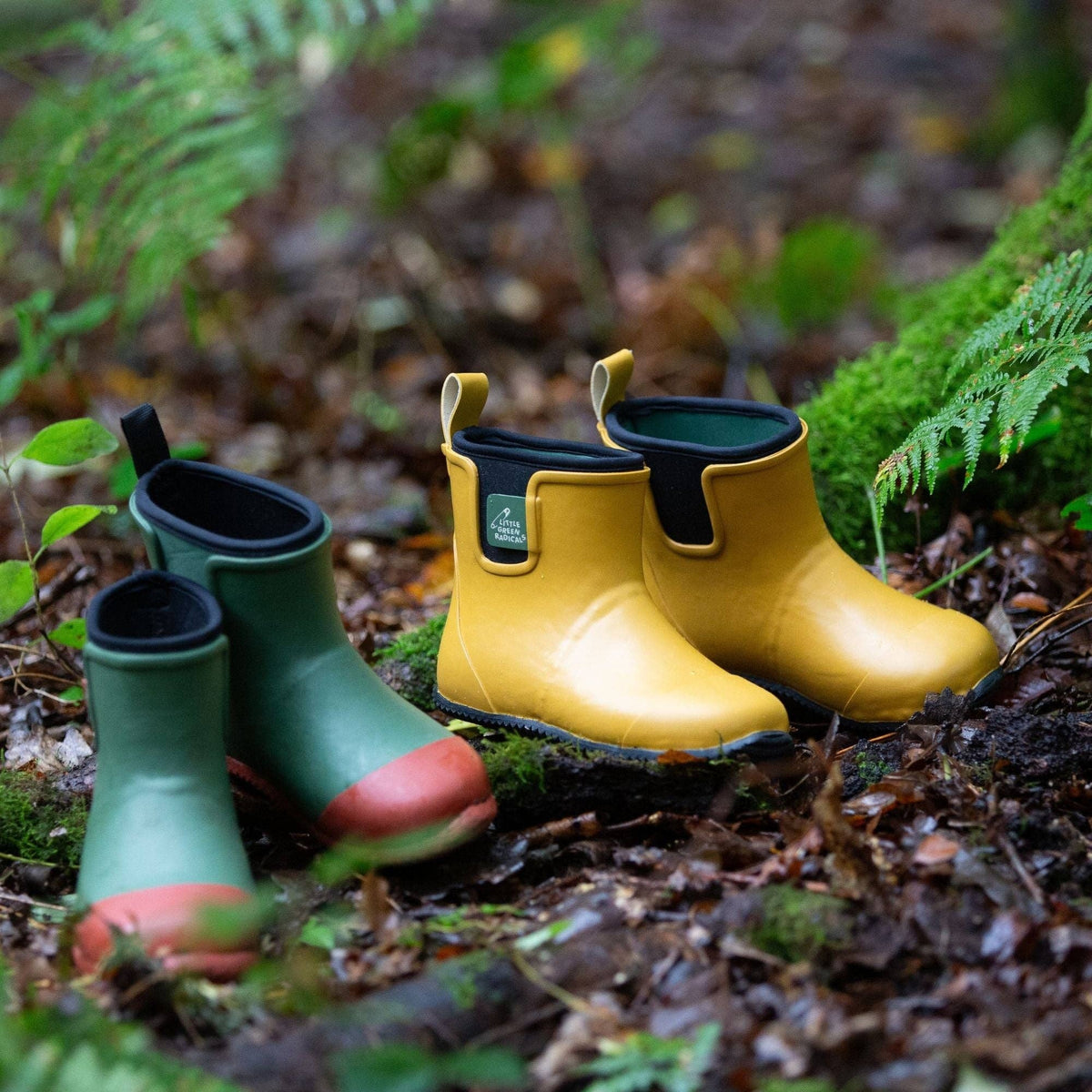 Little Green Radicals - Gold Welly Boots