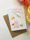 'Baby Bird' Greetings Card