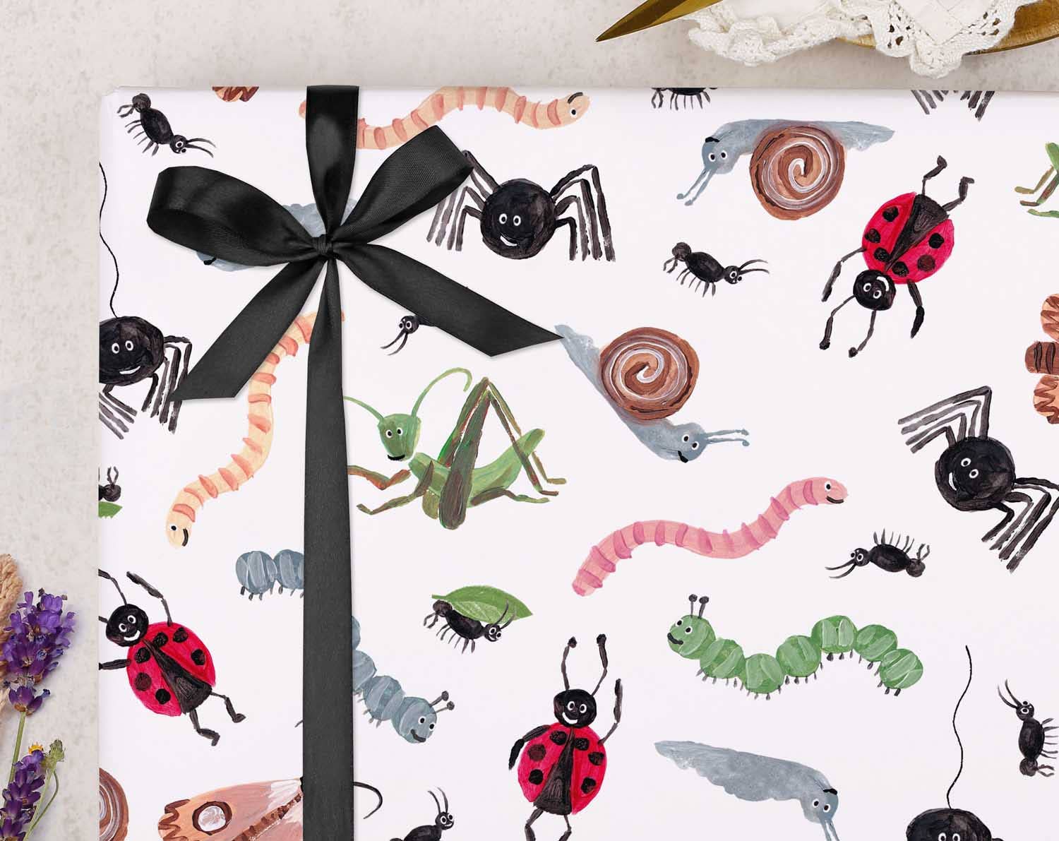 Bug & Insect Wrapping Paper