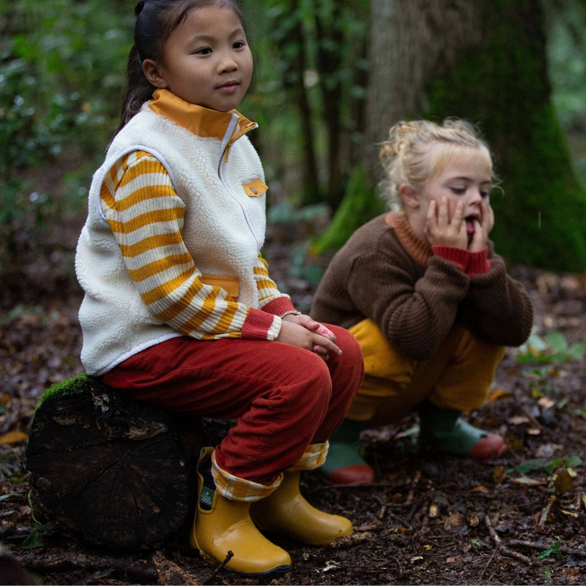Little Green Radicals - Gold Welly Boots