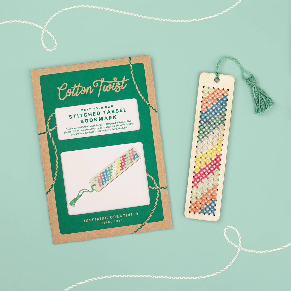 Make Your Own Stitched Tassel Bookmark Kit