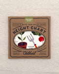 Vegetable Patch Children's Fabric Height Chart