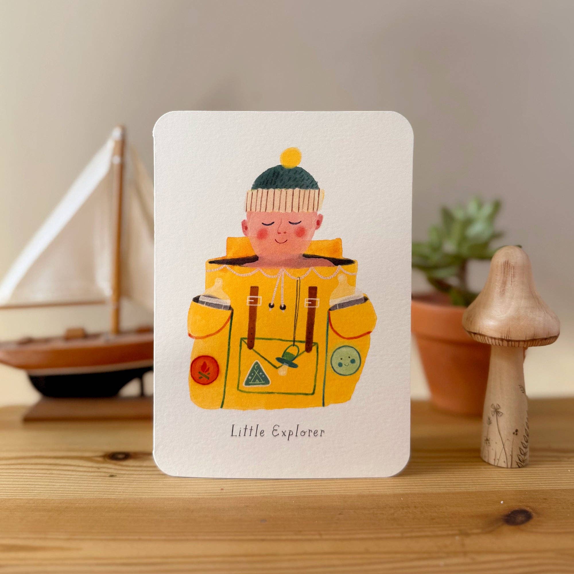 Little Explorer Greetings Card