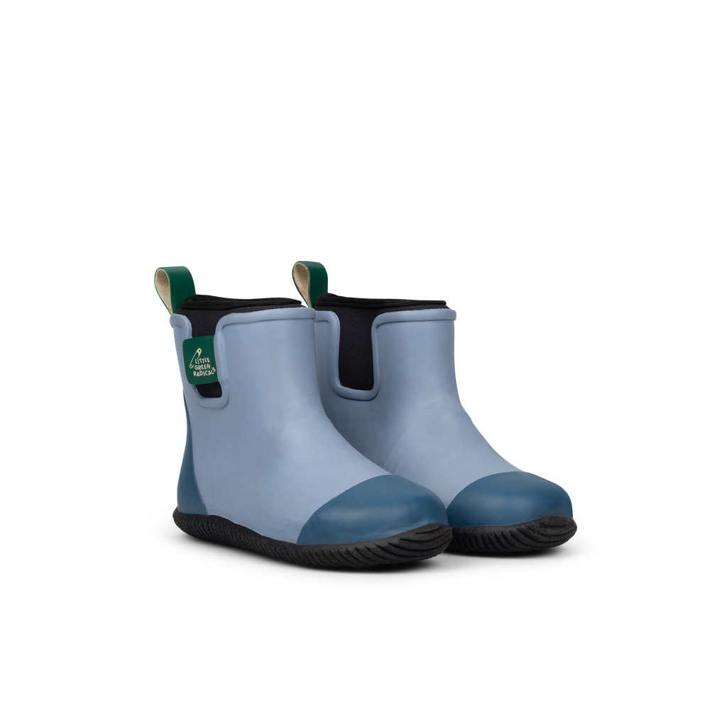 Little Green Radicals - Soft Blue Welly Boots