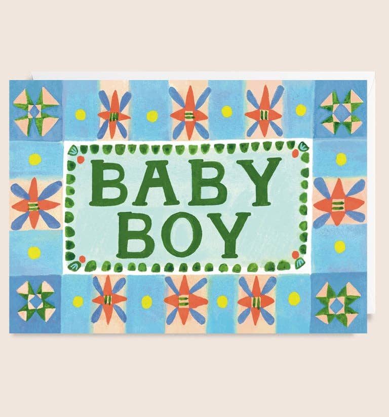 New Baby Card - Baby Boy
