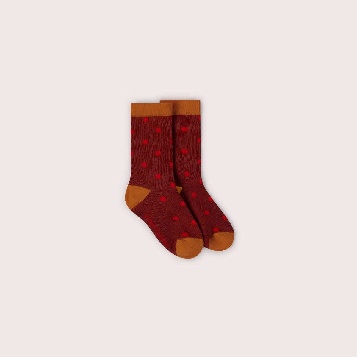 Little Green Radicals - Red Flowers Ankle Socks (3 Pack)