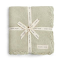 Willow textured blanket with 'Avery Row' branding on a white background