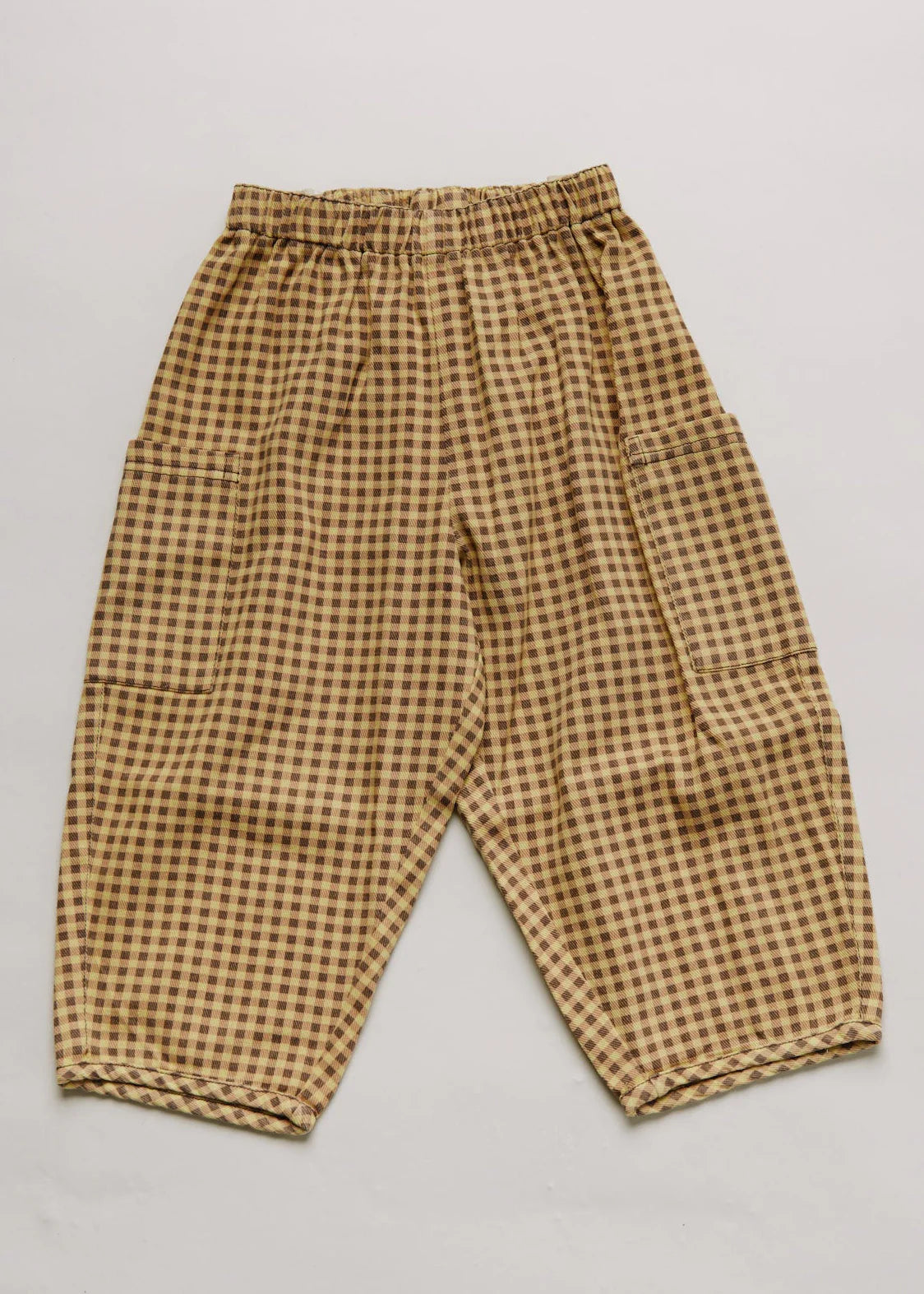 Claude & Co - Emerson Ochre Gingham Trouser