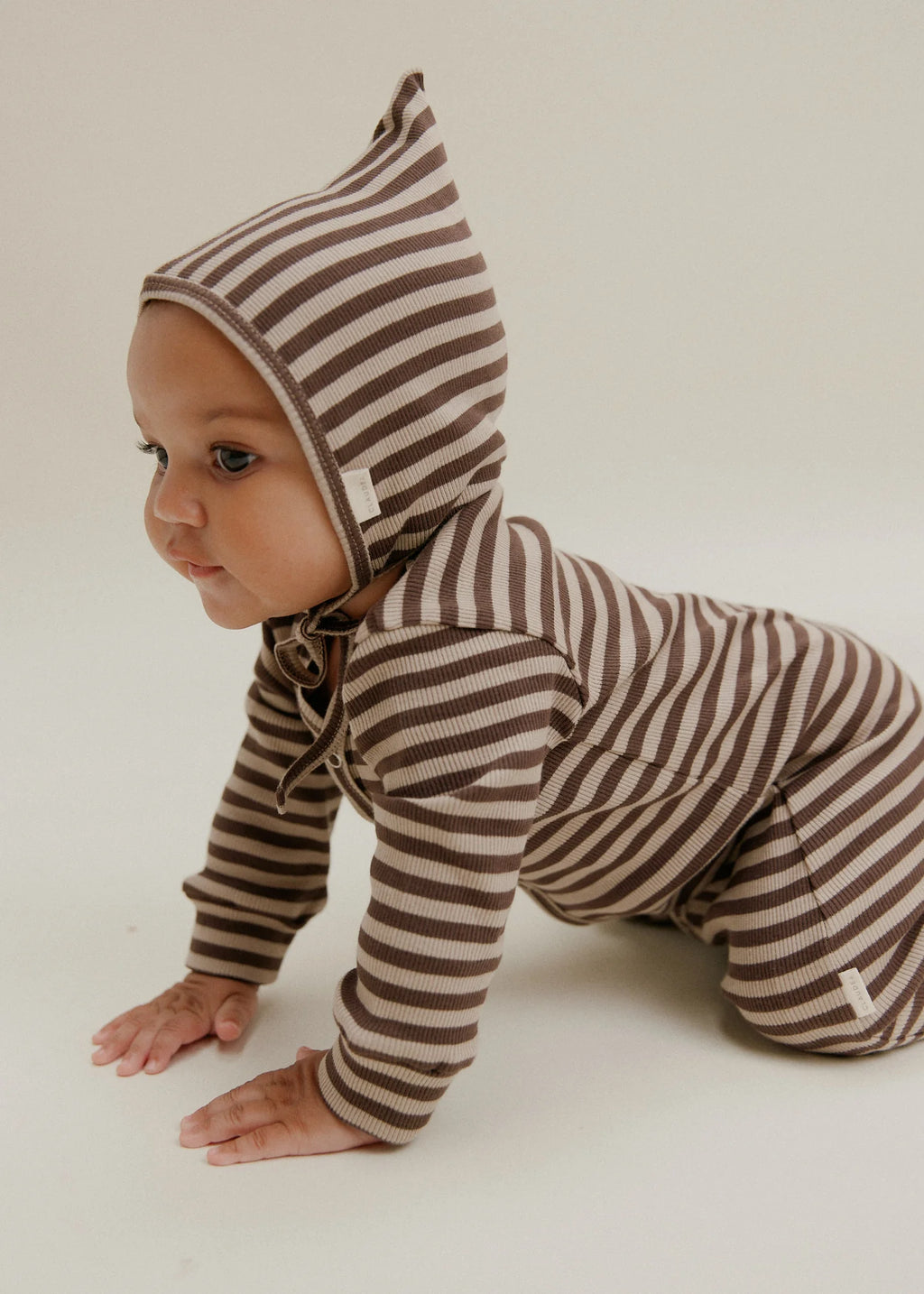Claude & Co. - Milking It Acorn Stripe Pixie Hat
