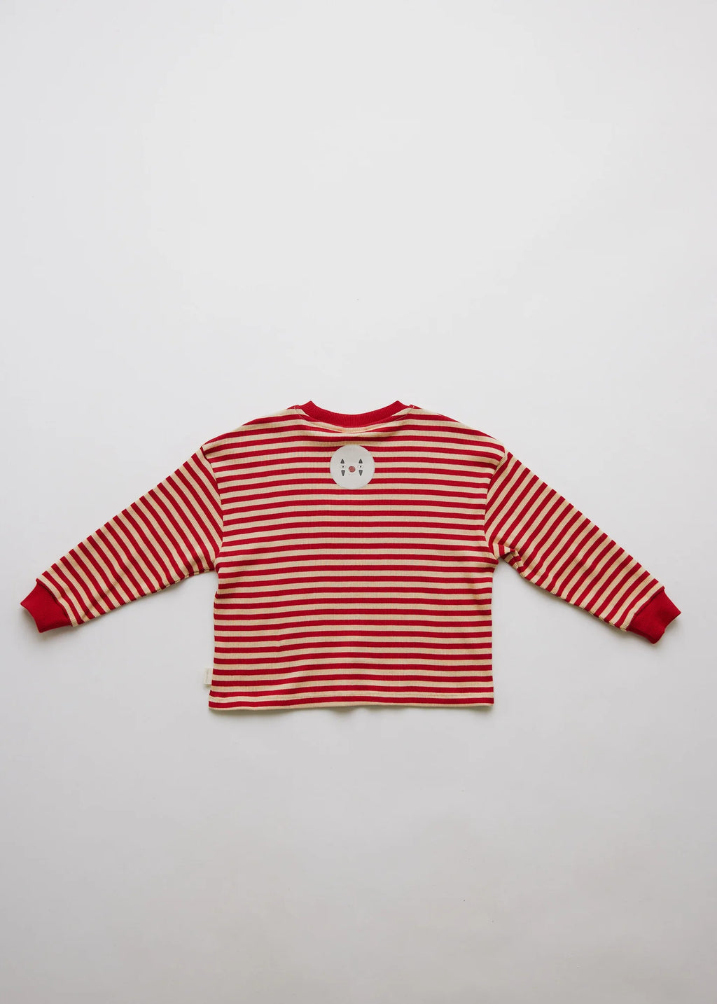 Claude & Co. - Jamie Crimson Stripe Long Sleeve Tee