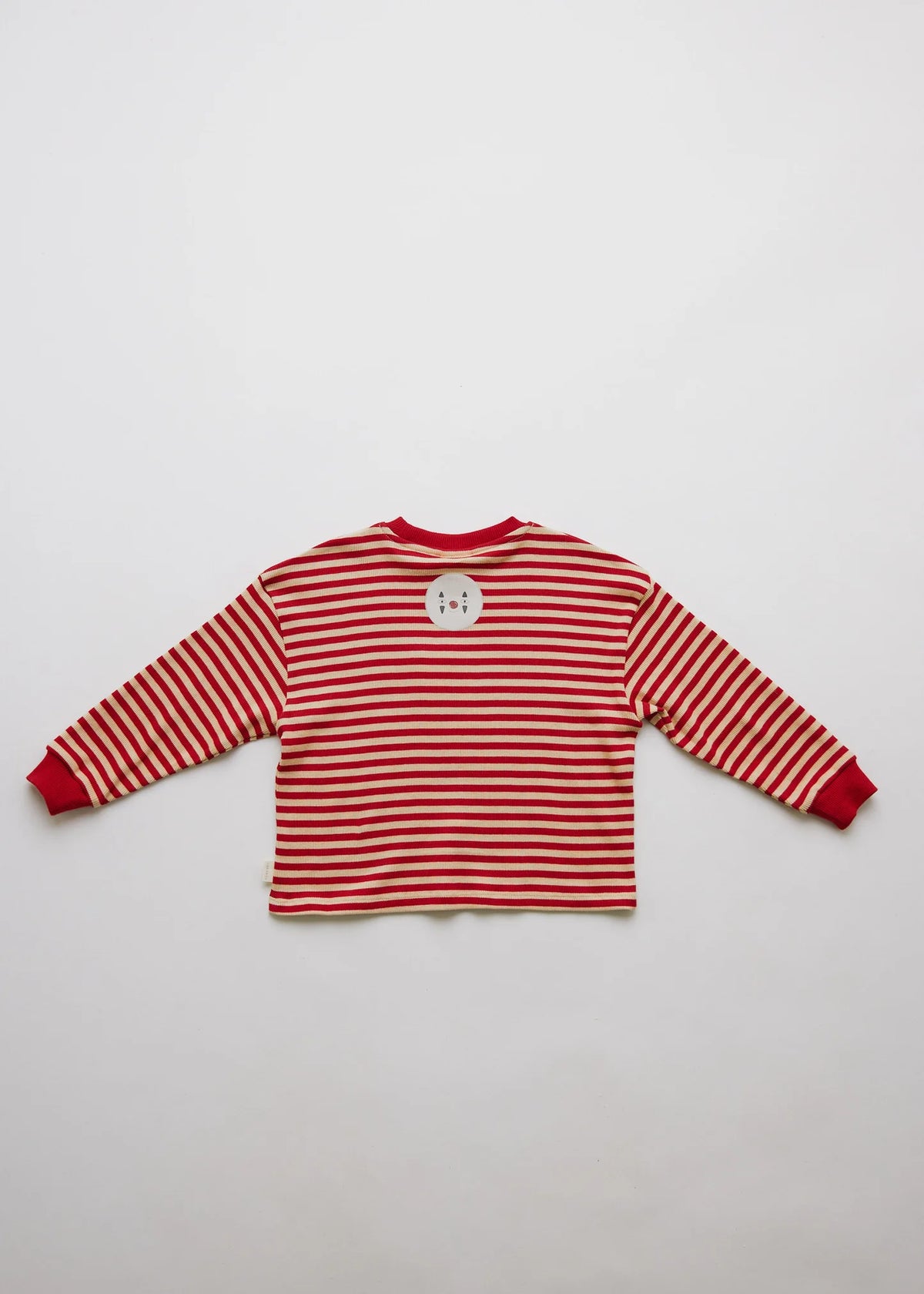 Claude & Co. - Jamie Crimson Stripe Long Sleeve Tee