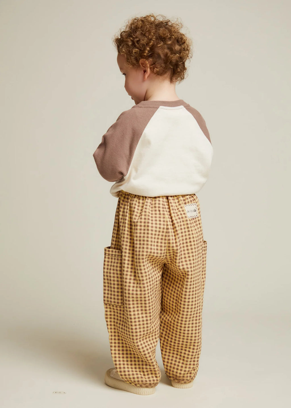 Claude & Co - Emerson Ochre Gingham Trouser