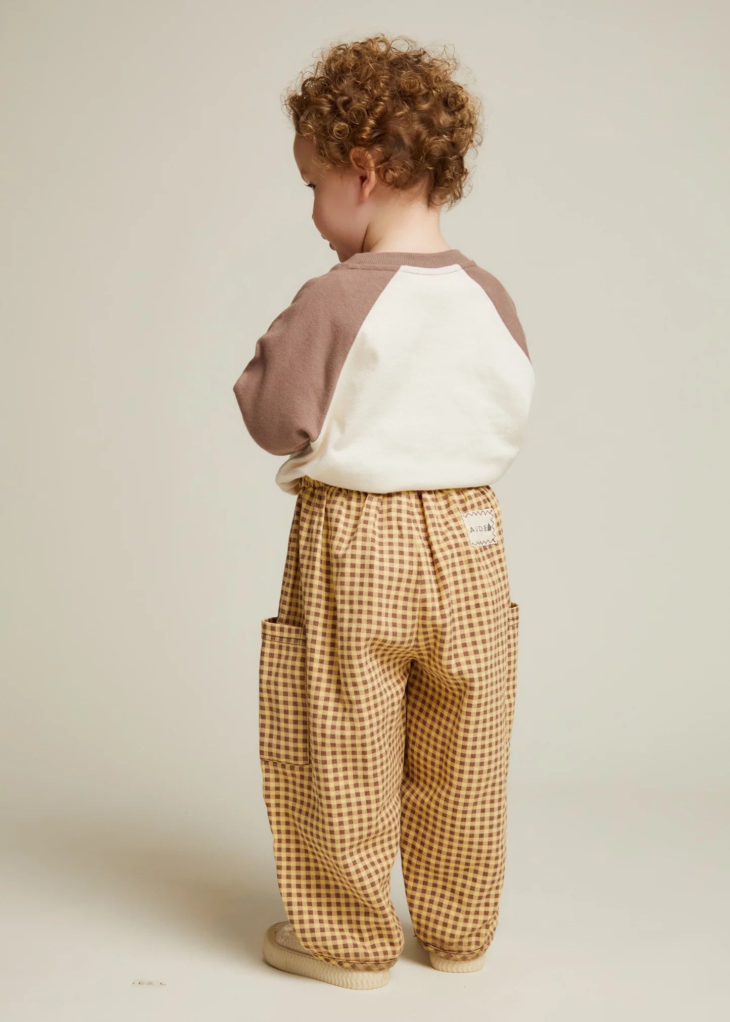 Claude & Co - Emerson Ochre Gingham Trouser