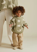 Claude & Co. - Cozmo Matcha Moon Star Sweater