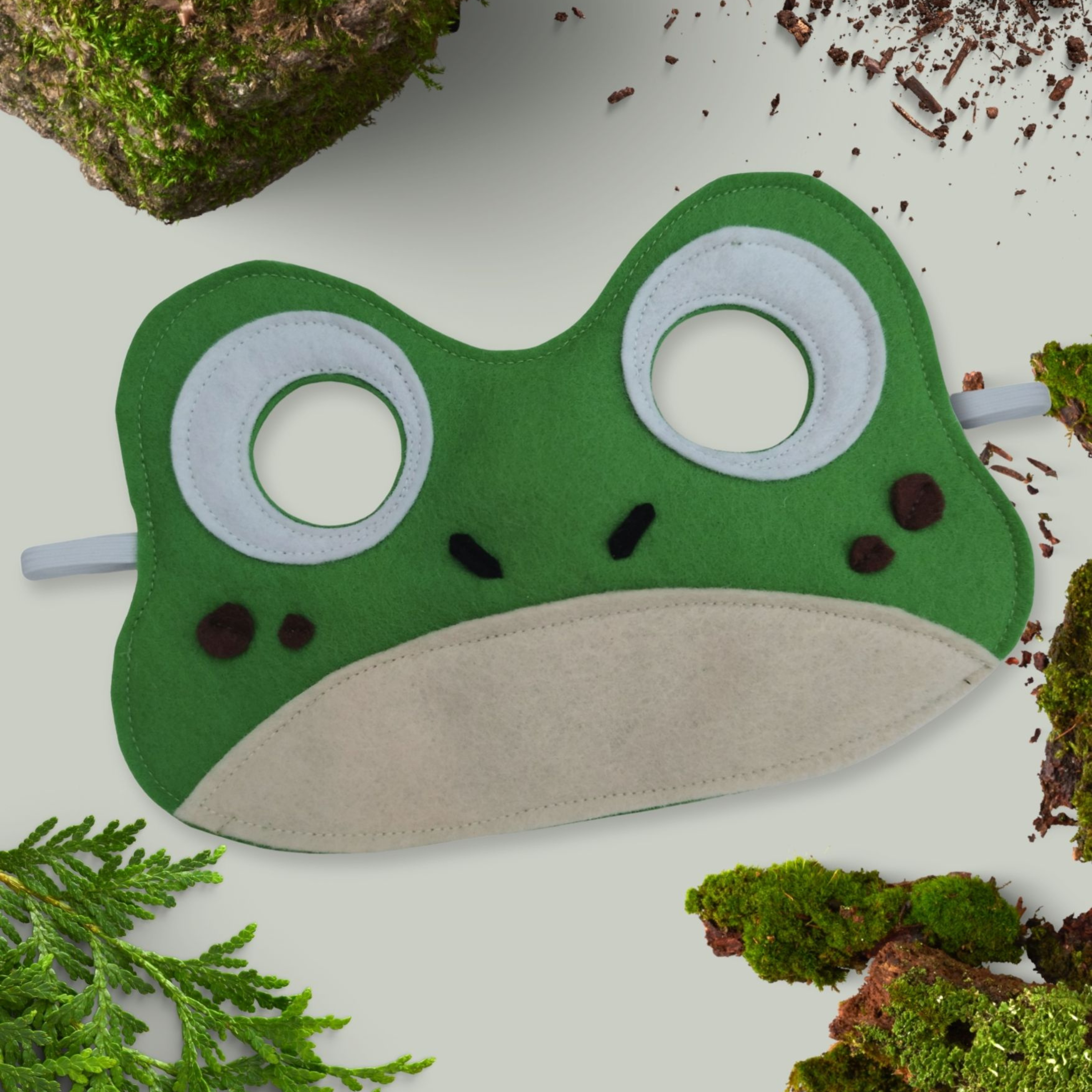 Felt Frog Mask