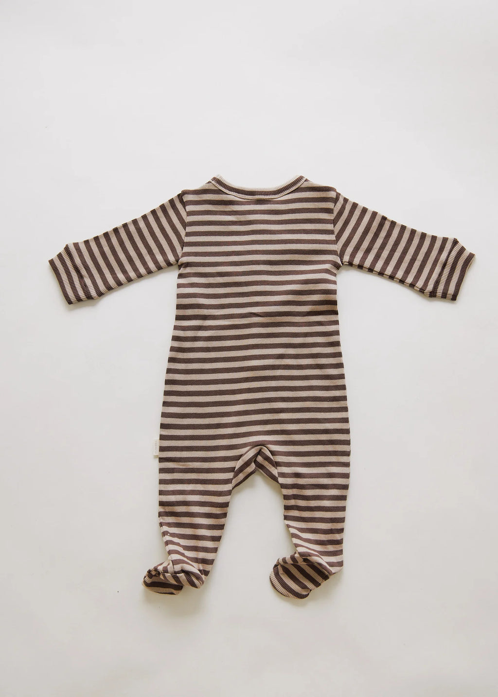 Claude & Co. - Milking It Acorn Stripe Onesie