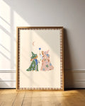 Wizards & Wands - Bunny Art Print