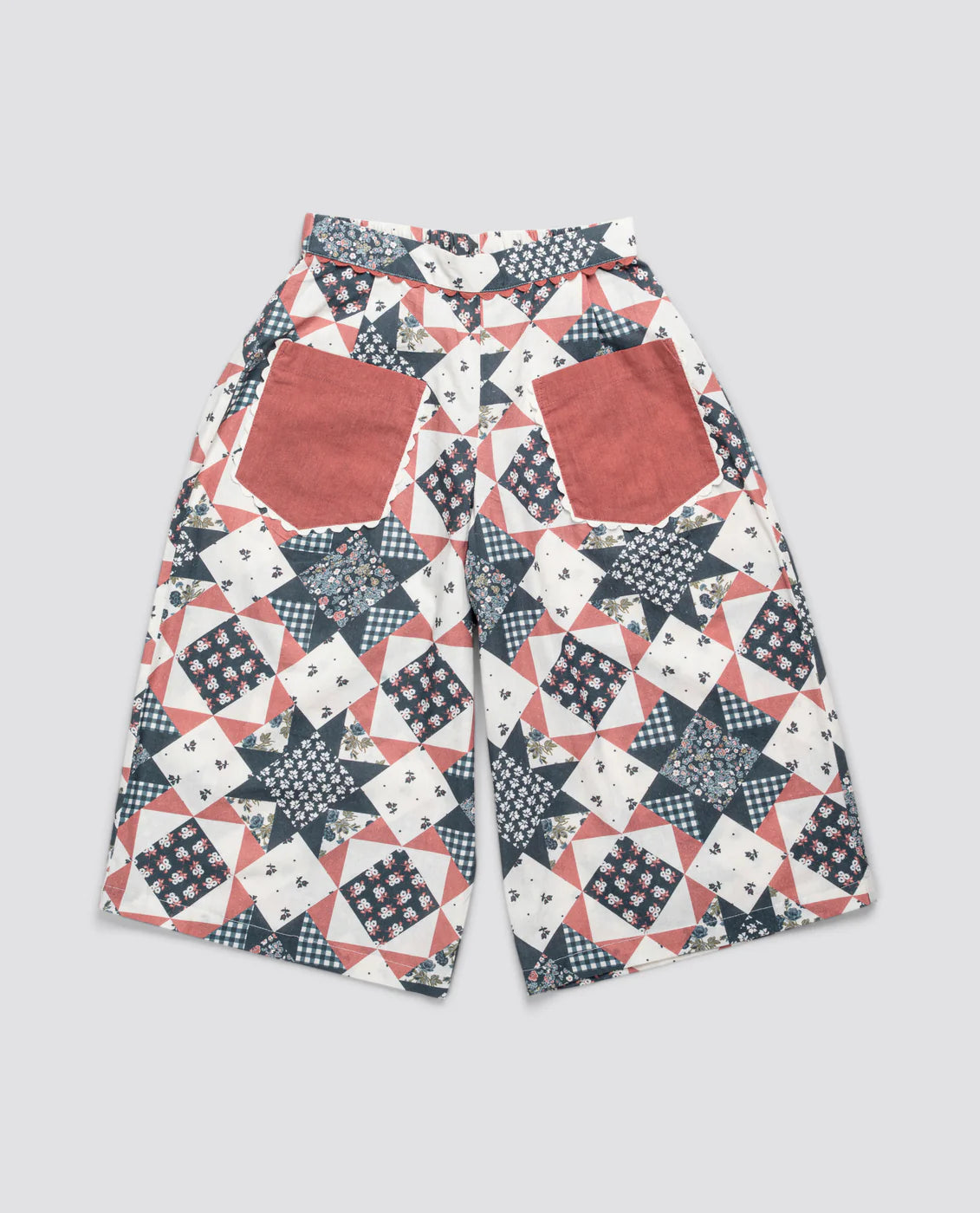 Little Cotton Clothes - Molly Trousers Patchwork Floral