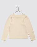 Happyology - Organic Pointelle T-shirt - Buttermilk