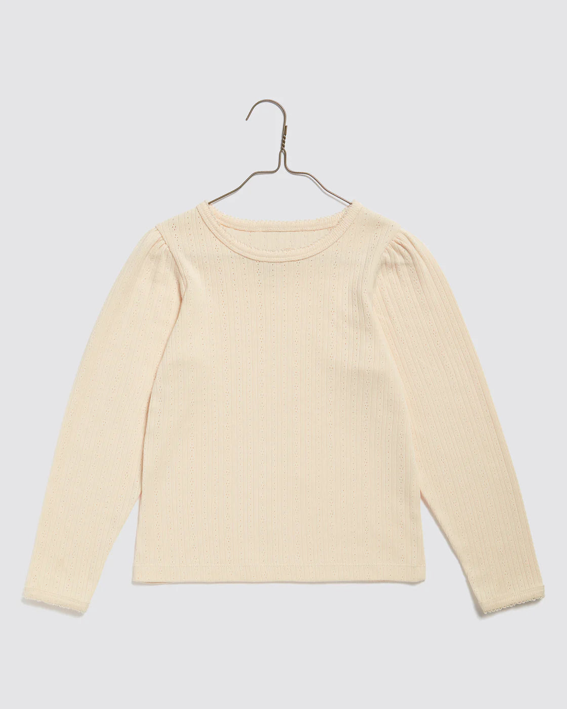 Happyology - Organic Pointelle T-shirt - Buttermilk