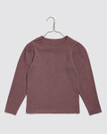 Little Cotton Clothes - Plum Long Sleeved Top - 6-12m