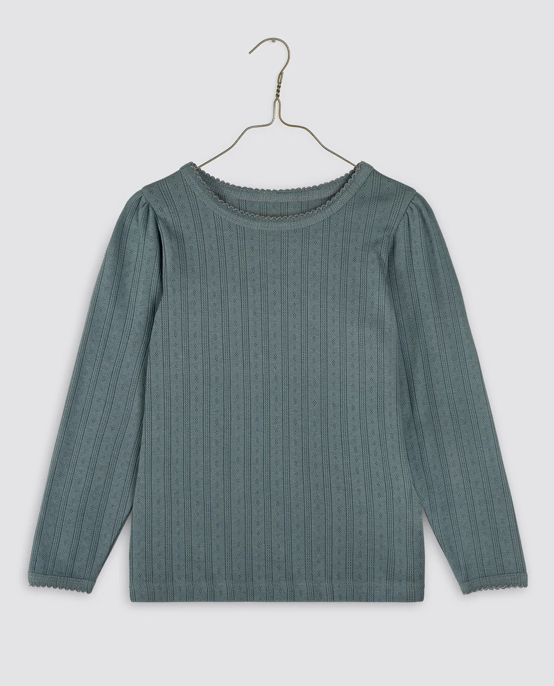 Happyology - Organic Pointelle T-shirt - Slate