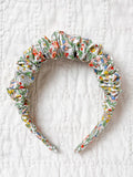 Ruffled Hairband in Liberty Nazanin
