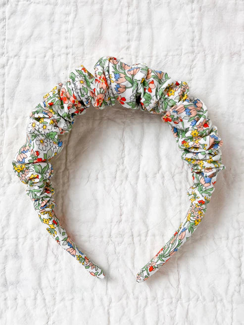 Ruffled Hairband in Liberty Nazanin