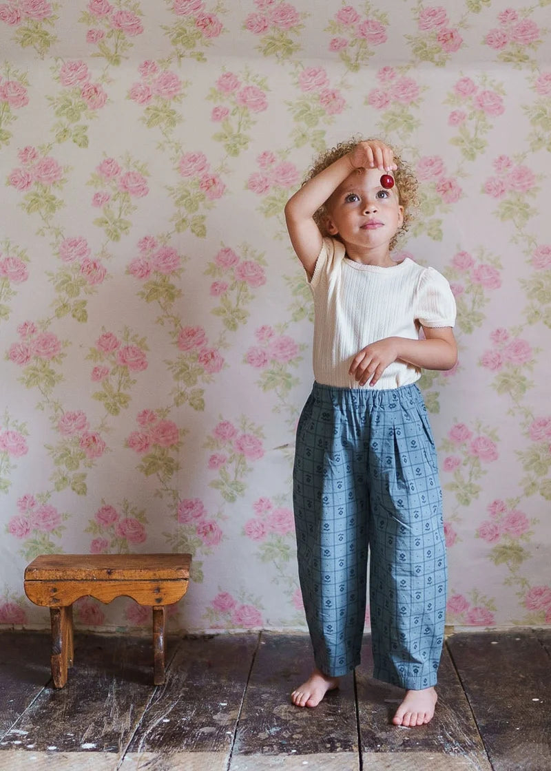 Little Cotton Clothes - Tilly Trousers Thyme Floral