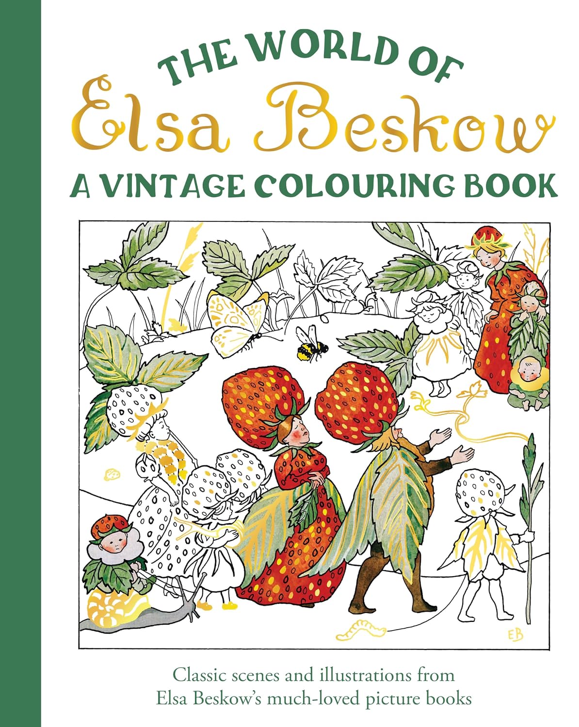 The World of Elsa Beskow - A Vintage Colouring Book