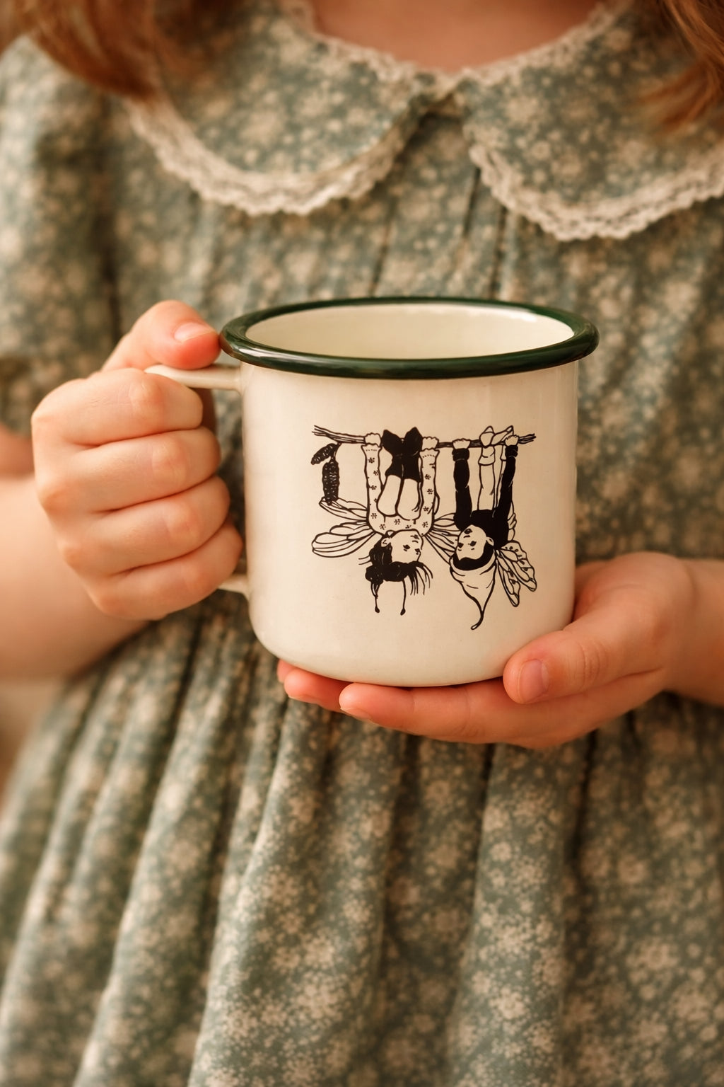 Mandy Sutcliffe - 'Pixie Pals' Enamel Mug