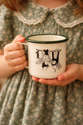 Mandy Sutcliffe - 'Pixie Pals' Enamel Mug
