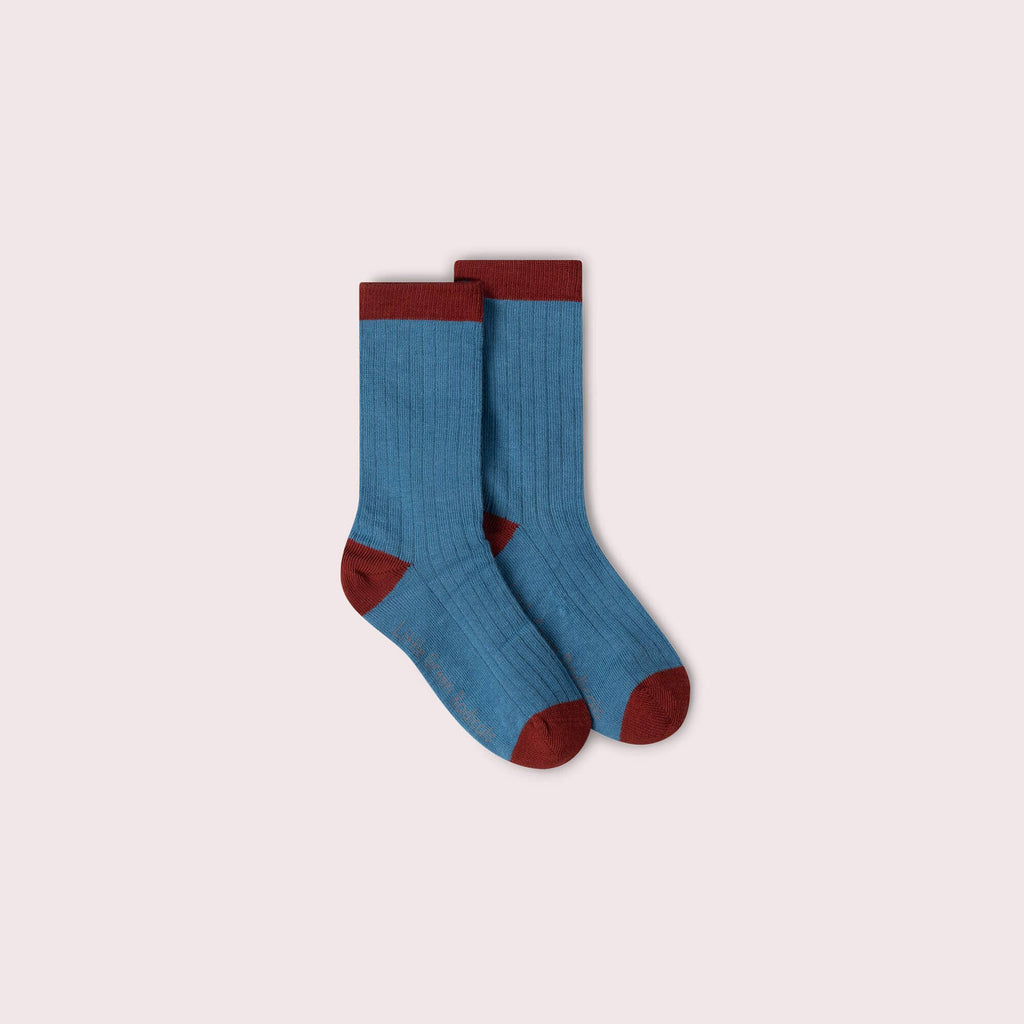 Little Green Radicals - Blue Penguins Ankle Socks (3 Pack)