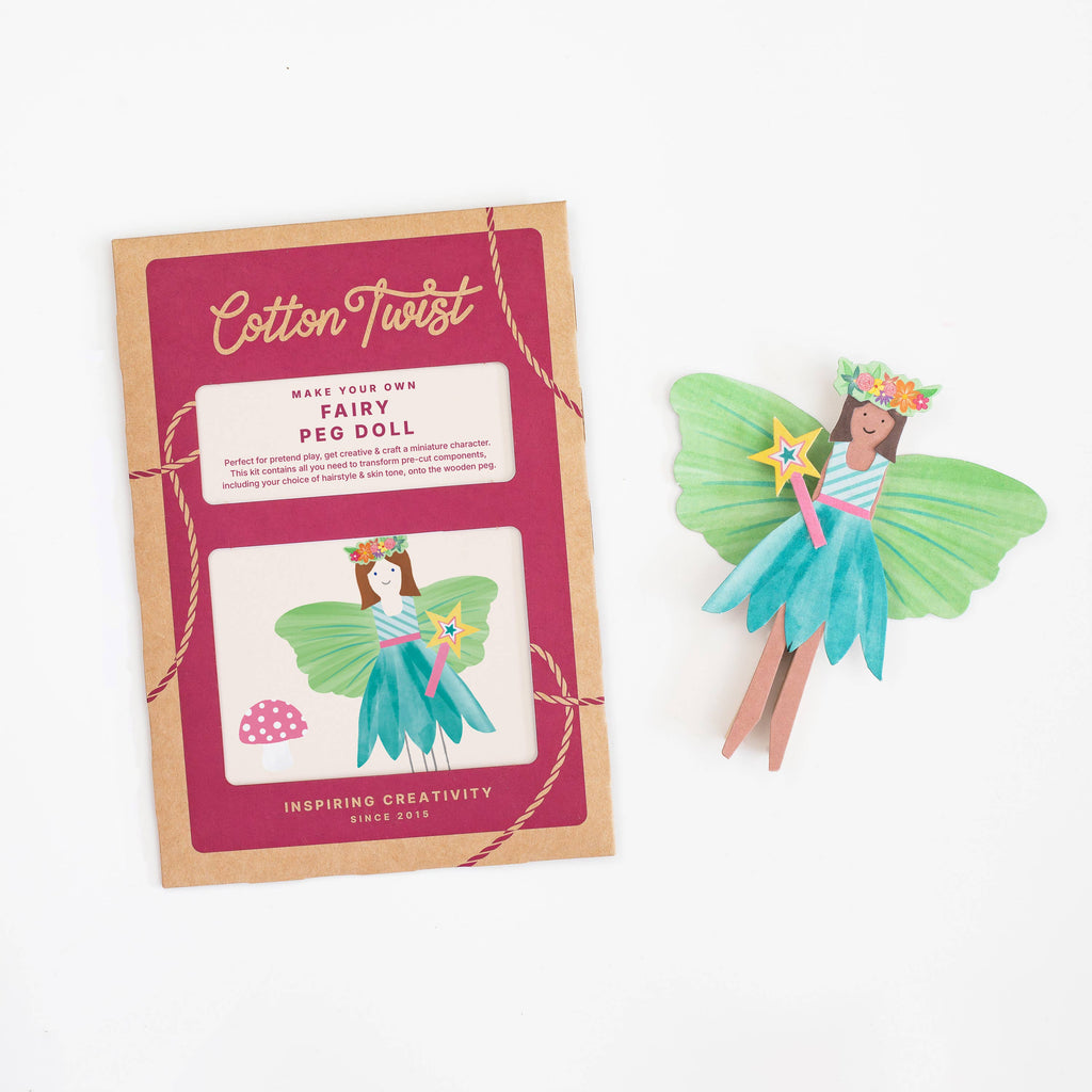 Make Your Own Fairy Peg Doll Kit