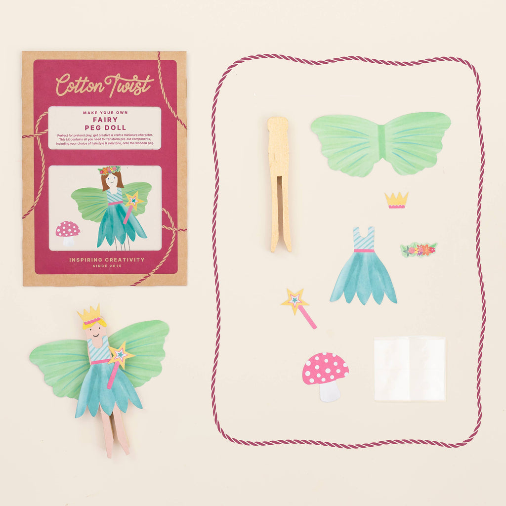 Make Your Own Fairy Peg Doll Kit