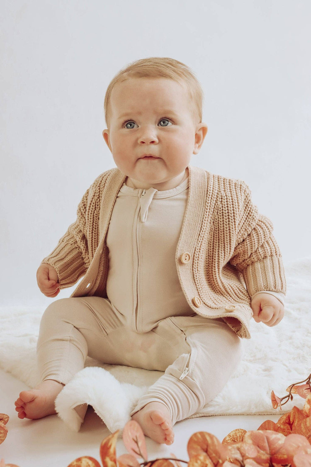 Clover + BEAR - Bamboo Onesie - Oat