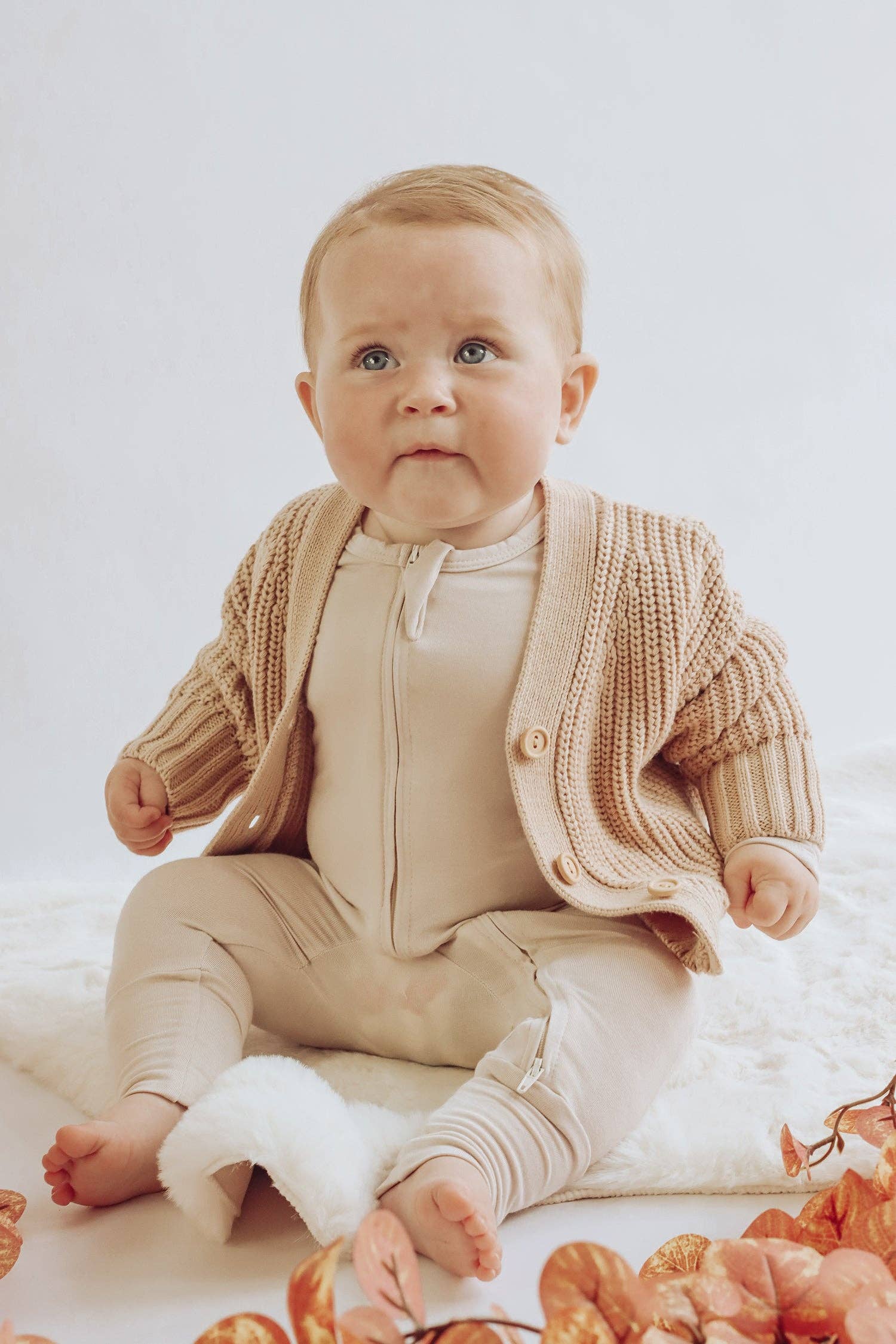 Clover + BEAR - Bamboo Onesie - Oat