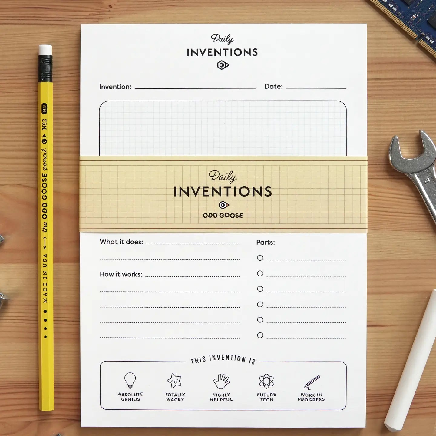 Daily Inventions Notepad