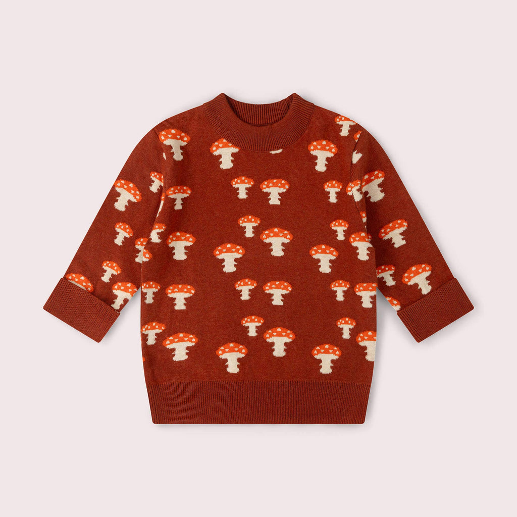Little Green Radicals - Mushroom Knitted Jumper