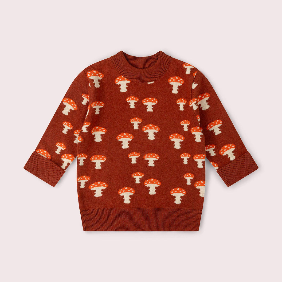 Little Green Radicals - Mushroom Knitted Jumper