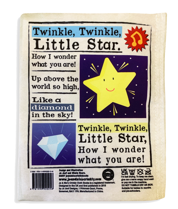 Nursery Times Crinkly Newspaper - Nursery Rhymes