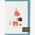 'Bear Birthday' in Liberty Adelajda's Wish Fabric Greetings Card
