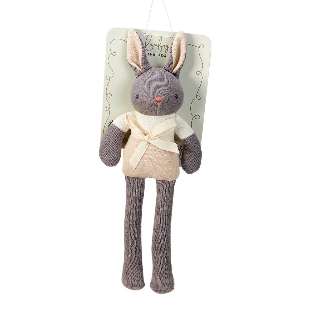 Baby Threads - Organic Cotton Grey Bunny