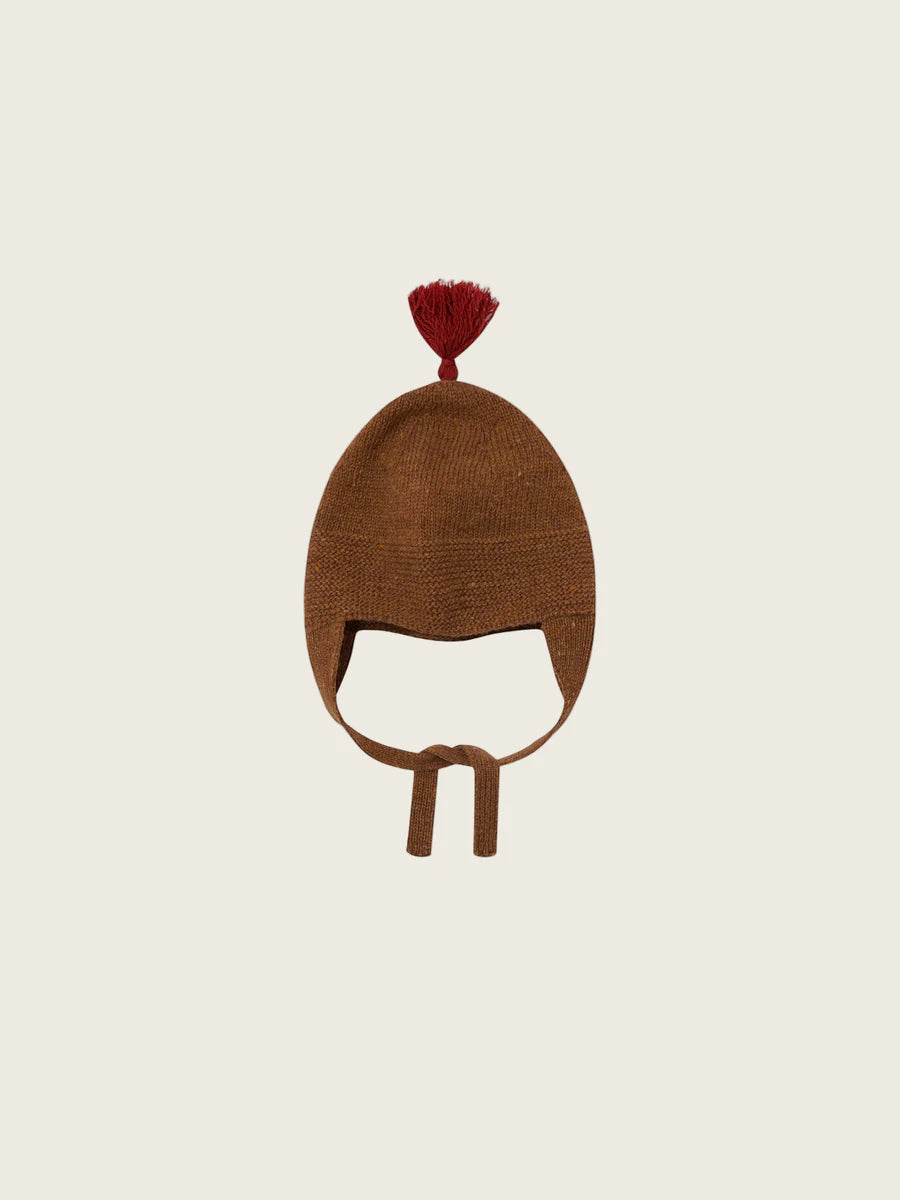 Organic Zoo - Chestnut Contrast Tassel Hat