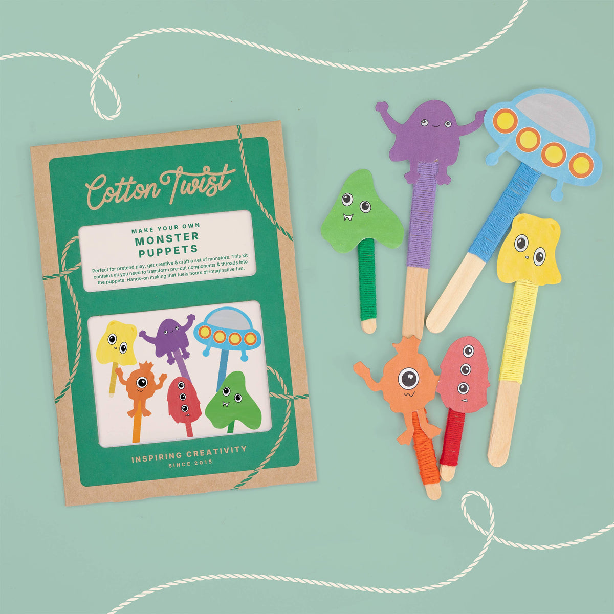 Make Your Own Monster Puppets Kit