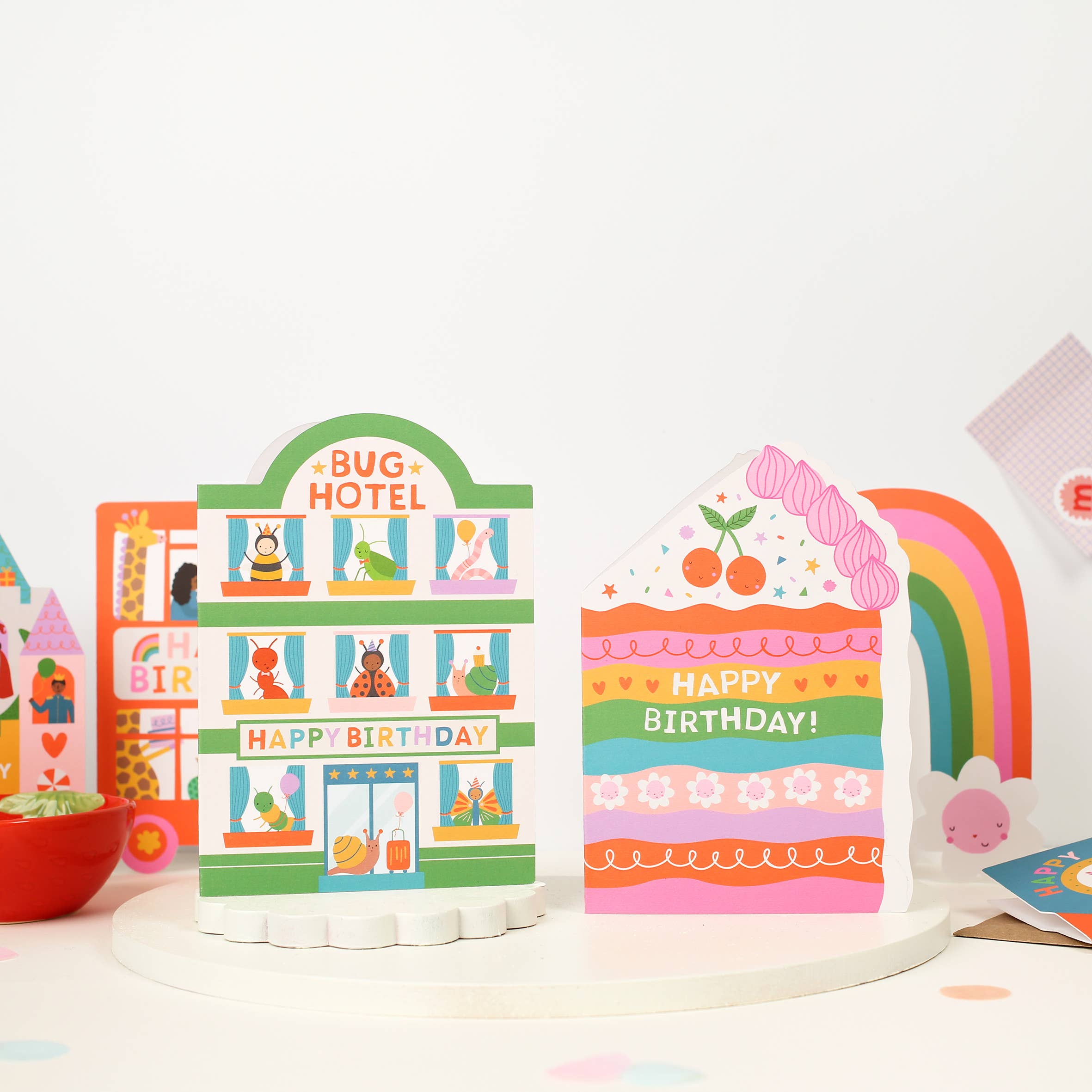 Playful Bug Hotel Birthday Card